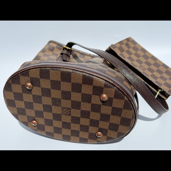 Authentic✅ Louis Vuitton Damier Marais Bucket Shoulder Bag + Zip Pouch - Picture 8 of 12